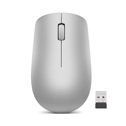 Lenovo Lenovo 530 Wireless Mouse (Gray) mouse |platinum gray |1200 dpi |USB Type-A wireless
