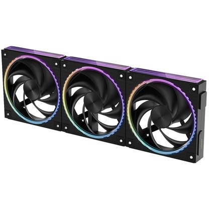 Zalman ZALMAN ZM-DF120 A3 BLACK 120mm Daisy Chain Fan, PWM, 3Pack