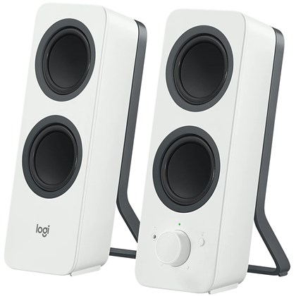 Logitech Logitech Z207 2.0 Multimedia Speakers White 3.5 Jack + Bluetooth connection