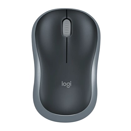 Logitech Logitech M185 Cordless Nano Gray mouse |gray |1000 dpi |USB Type-A wireless