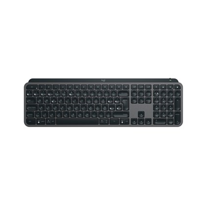 Logitech Logitech MX Keys S מקלדת אלחוטית מוארת - Bluetooth / Logi Bolt black |keyboard