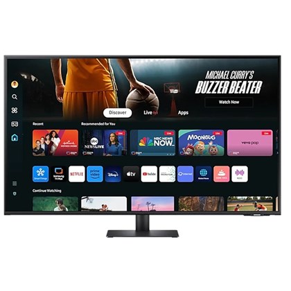 Samsung SAMSUNG 43 WHITE/4K/SMART/S43DM703UM/TYPE C+HDMI/Speakers TV Plus/Tizen/Mirroring/Eye Saver Mode/HDR10/Game Mode/מבצע BL
