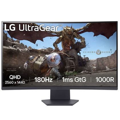LG Electronics LG 32 UltraGear 2K CURVED /1000R/1MS/180Hz/VA/DP/HDMI 31.6 in 2560 x 1440 pixels|180 Hz
