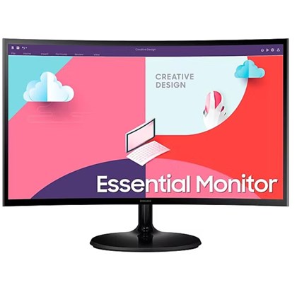Samsung SAMSUNG 27 Essential Curved Monitor S3 S36C/100Hz/D-Sub/HDMI 27 in 1920 x 1080 pixels W-LED |75 Hz|1