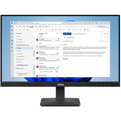 Lenovo Lenovo 24 S24-4E IPS 100 Htz HDMI VGA 23.8 in 1920 x 1080 pixels W-LED |100 Hz