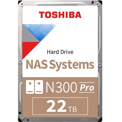 Toshiba TOSHIBA N300 22TB NAS HDD/(256MB-7200RPM) Hard disk NAS |22 TB 256 MB 7200 RPM