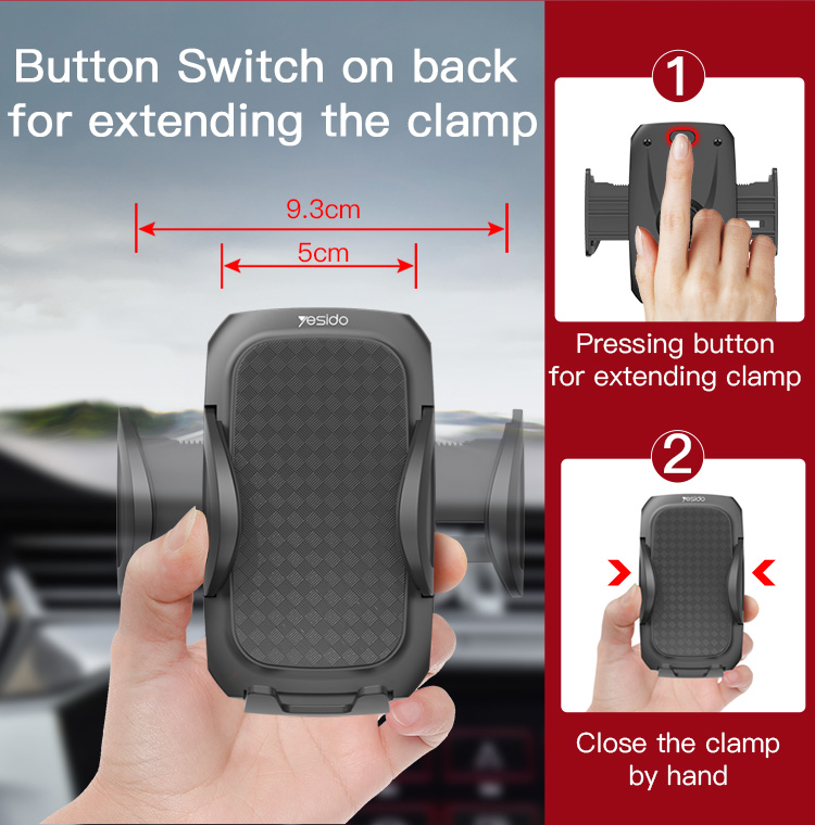 Yesido מעמד לרכב Stretchable  Holder (C111)