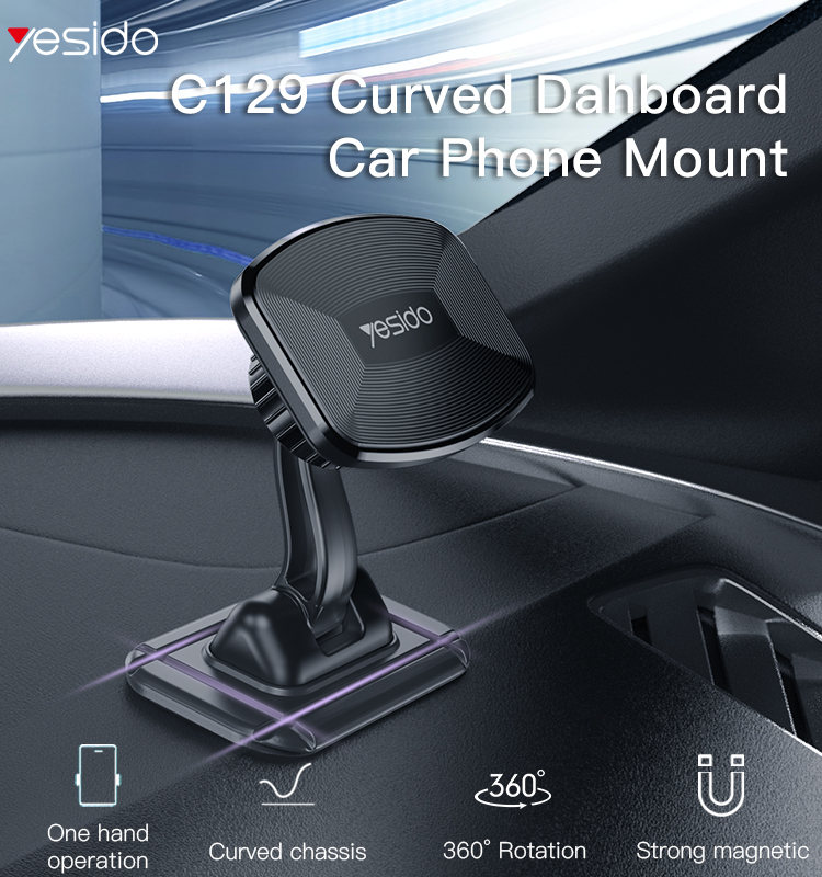 Yesido מעמד לרכב Magnetic Bracket (C129)