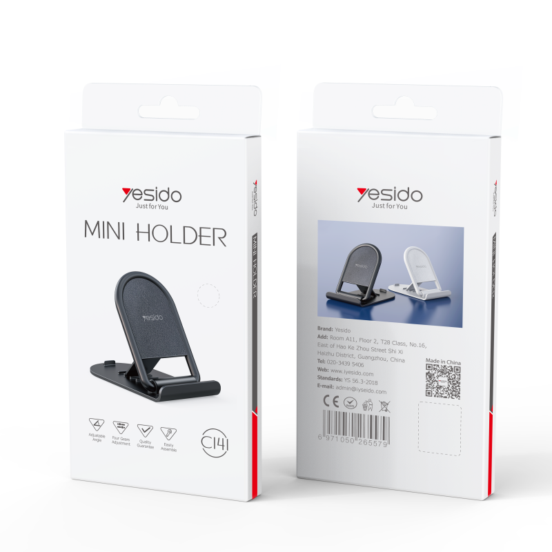 Yesido מעמד לרכב Plastic Folding holder (C141)