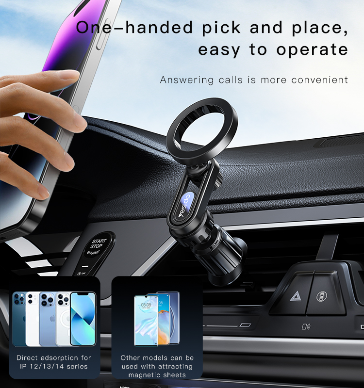 Yesido מעמד לרכב Magsafe Magnetic Phone Holder (C157)