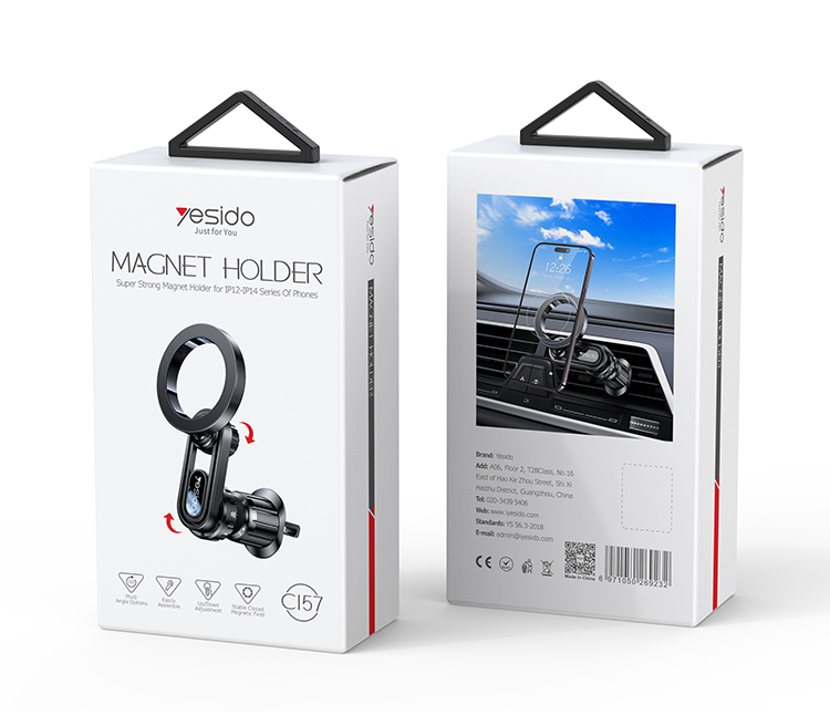 Yesido מעמד לרכב Magsafe Magnetic Phone Holder (C157)