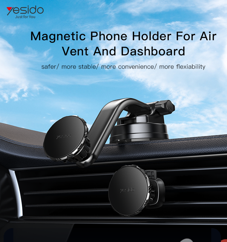 Yesido מעמד לרכב Magetic Phone Holder (sets) (C159)