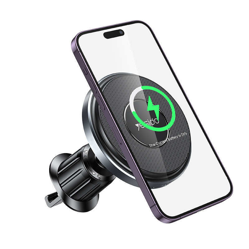 Yesido מעמד לרכב 15W Magnetic wirless car holder (C190)