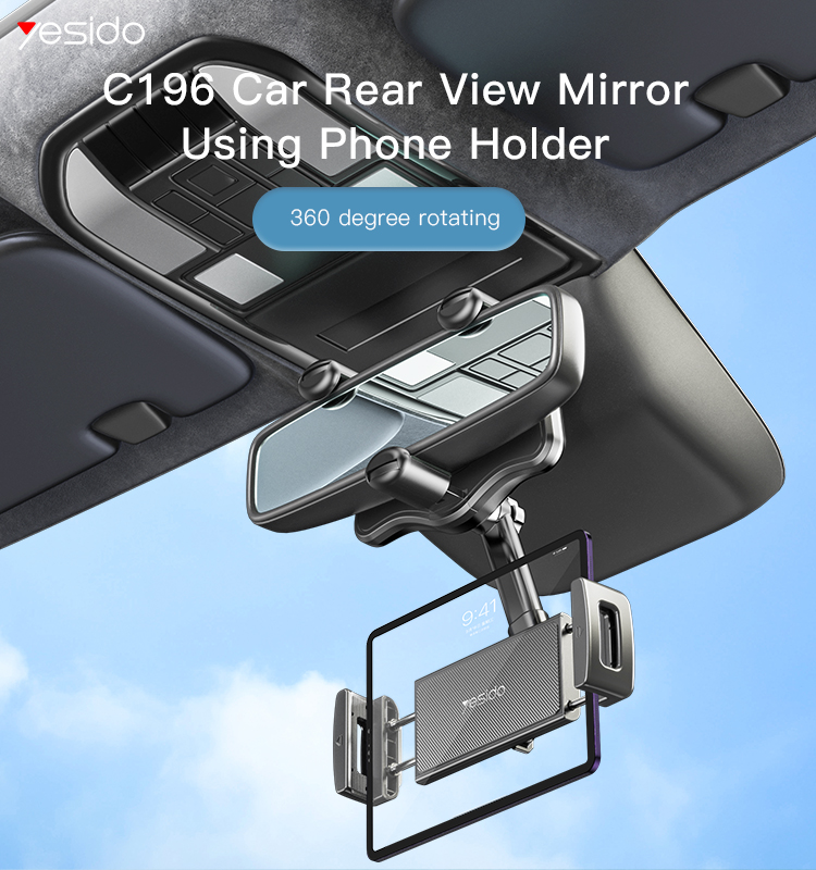 Yesido מעמד לרכב REARVIEW MIRROR (C196)