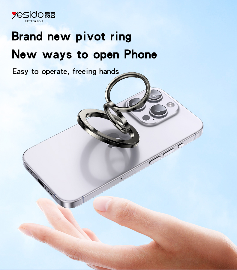 Yesido מעמד לרכב Double Side Magnetic Ring Holder (C206)
