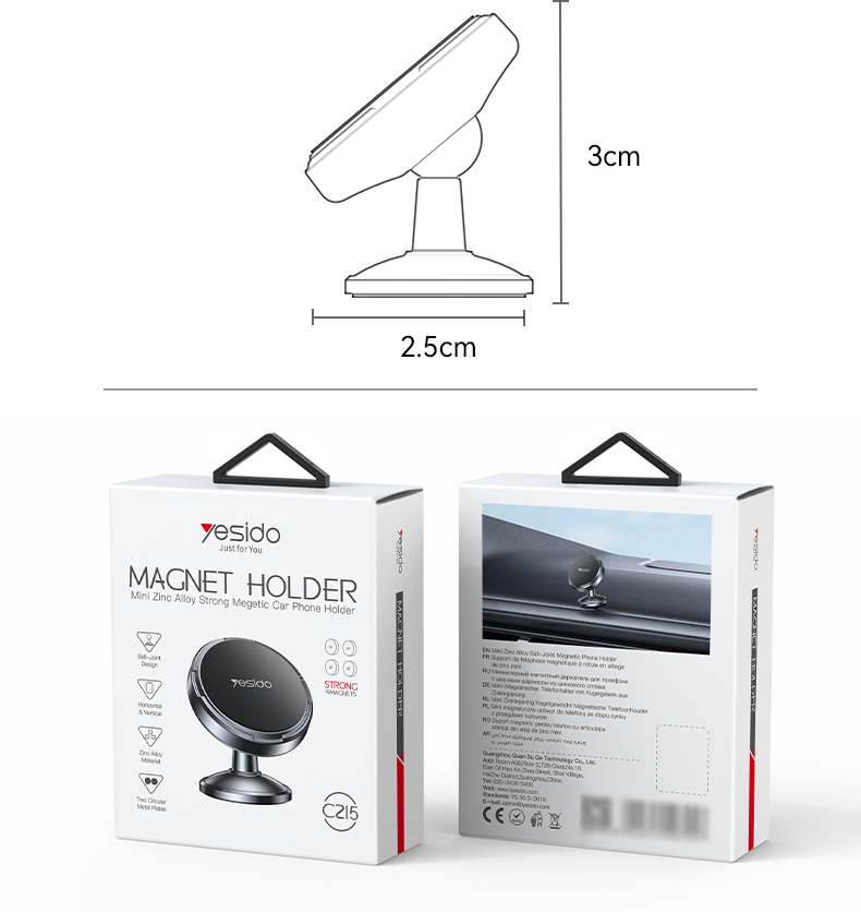 Yesido מעמד לרכב magnetic holder (C215)