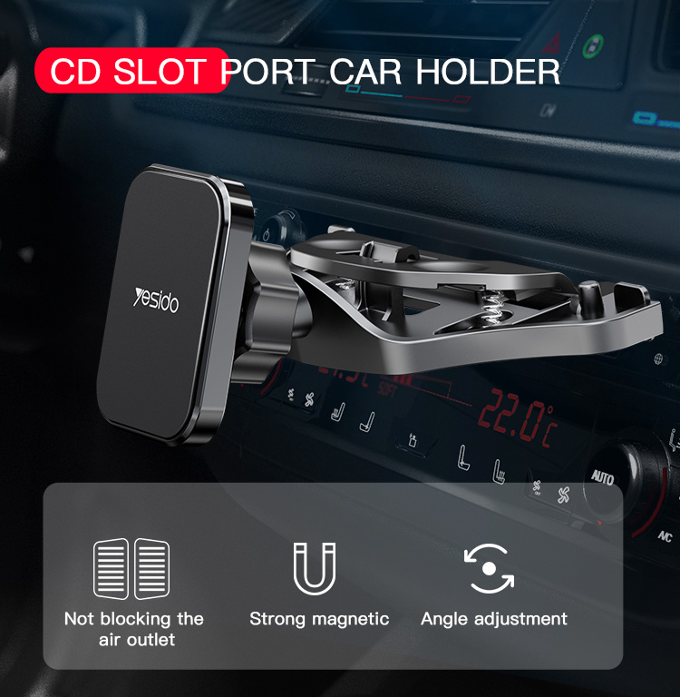 Yesido מעמד לרכב Magnetic CD Slot 
phone holder (C92)