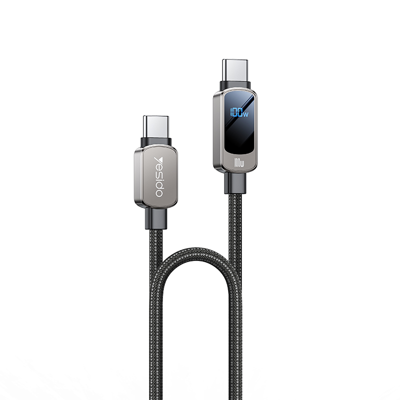 Yesido כבל C-C 100W  LED display  data cable (CA179)