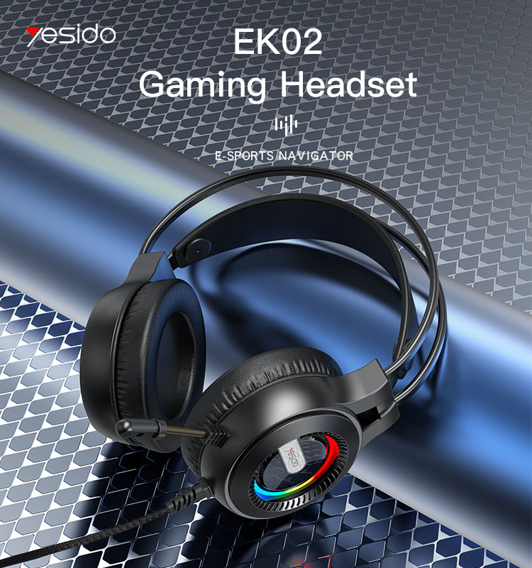 Yesido אוזניות גיימינג Professional Gaming Headset (EK02)