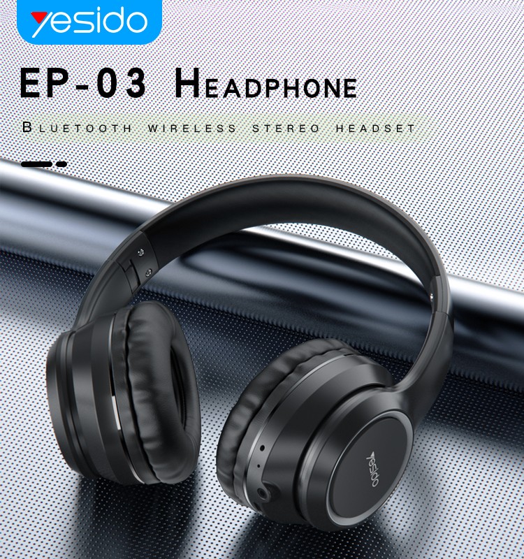 Yesido אוזניות בלוטות WIRELESS HEADSET (EP03)