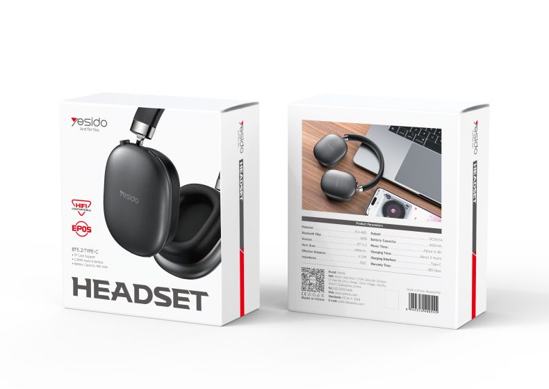 Yesido אוזניות בלוטות Headset (EP05)