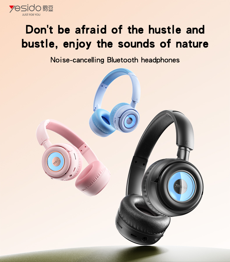 Yesido אוזניות בלוטות Wireless Headset 
for Child
BLACK (EP06)