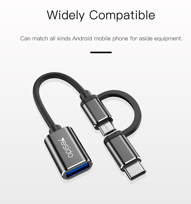 Yesido מתאם OTG 2IN1 OTG (GS02)