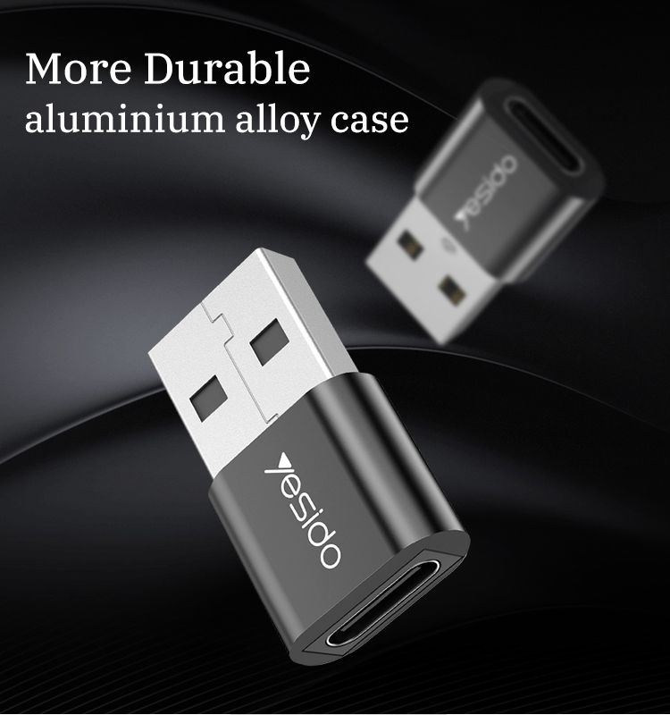 Yesido מתאם OTG TYPE-C TO USB (GS09)