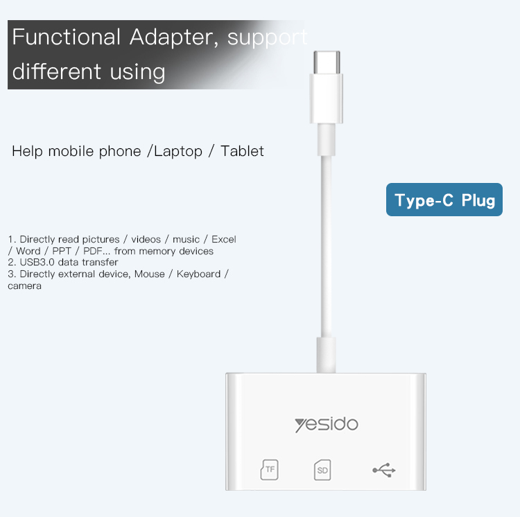 Yesido מתאם OTG OTG adapter (GS16)