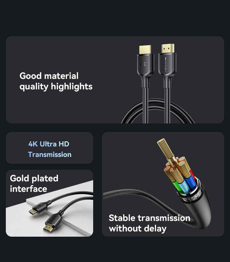 Yesido כבל HDMI HDTV 1.8M (HM16)