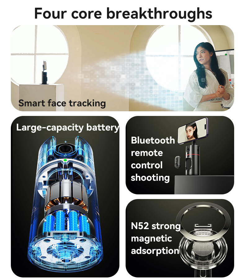 Yesido אביזר צילום Magnetic Auto Face Tracking Gimbal (SF20)