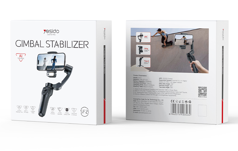 Yesido אביזר צילום Gimbal stabilizer (SF21)