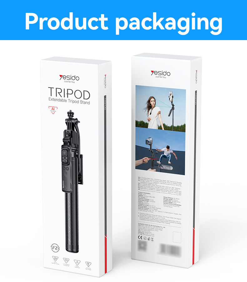 Yesido אביזר צילום Face tracking tripod selfie stick (SF23)