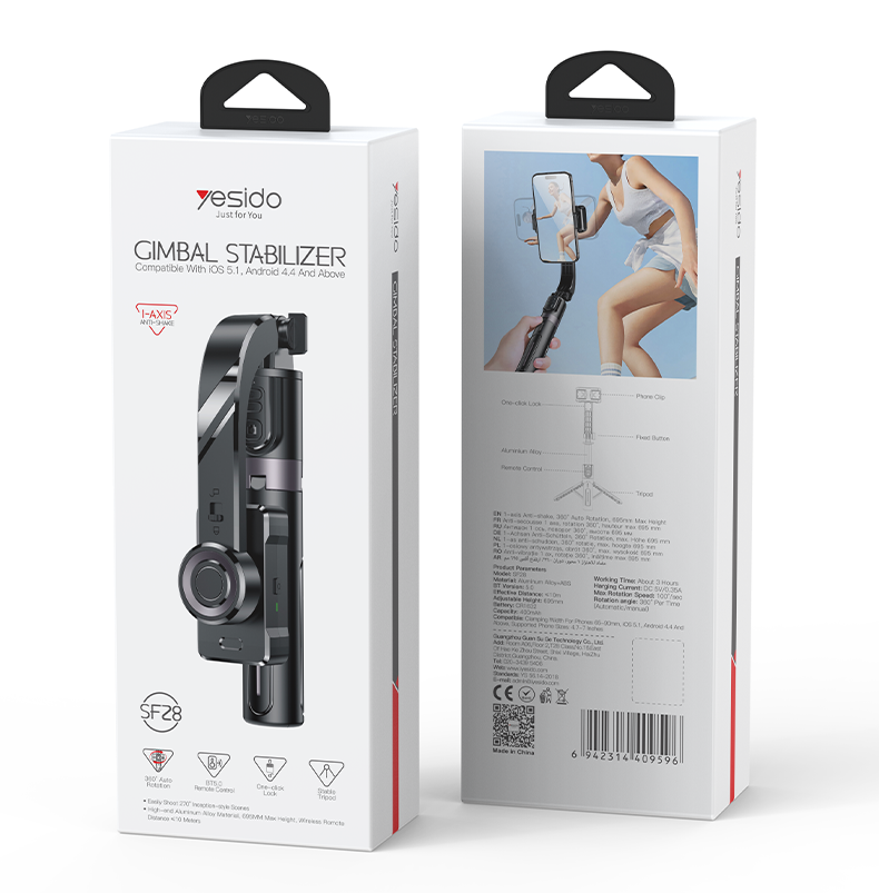 Yesido אביזר צילום Gimbal Stabilizer (SF28)