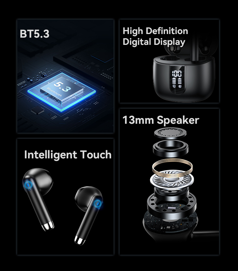 Yesido אוזניות בלוטות TWS Earphone (TWS22)