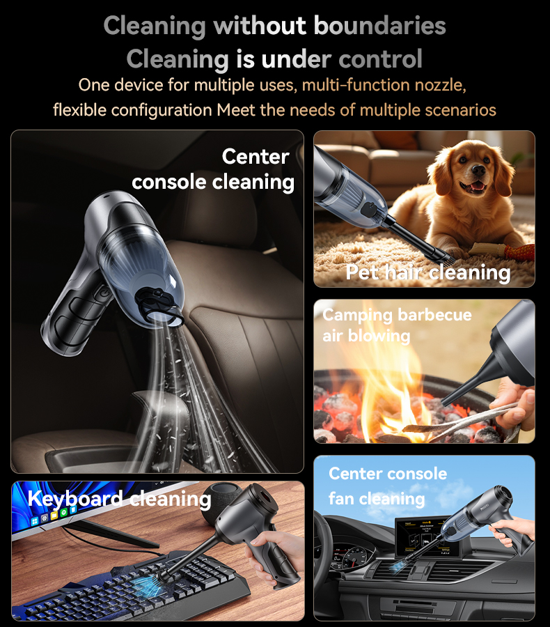 Yesido אביזר לרכב Blowing and suction car vacuum cleaner (VC08)