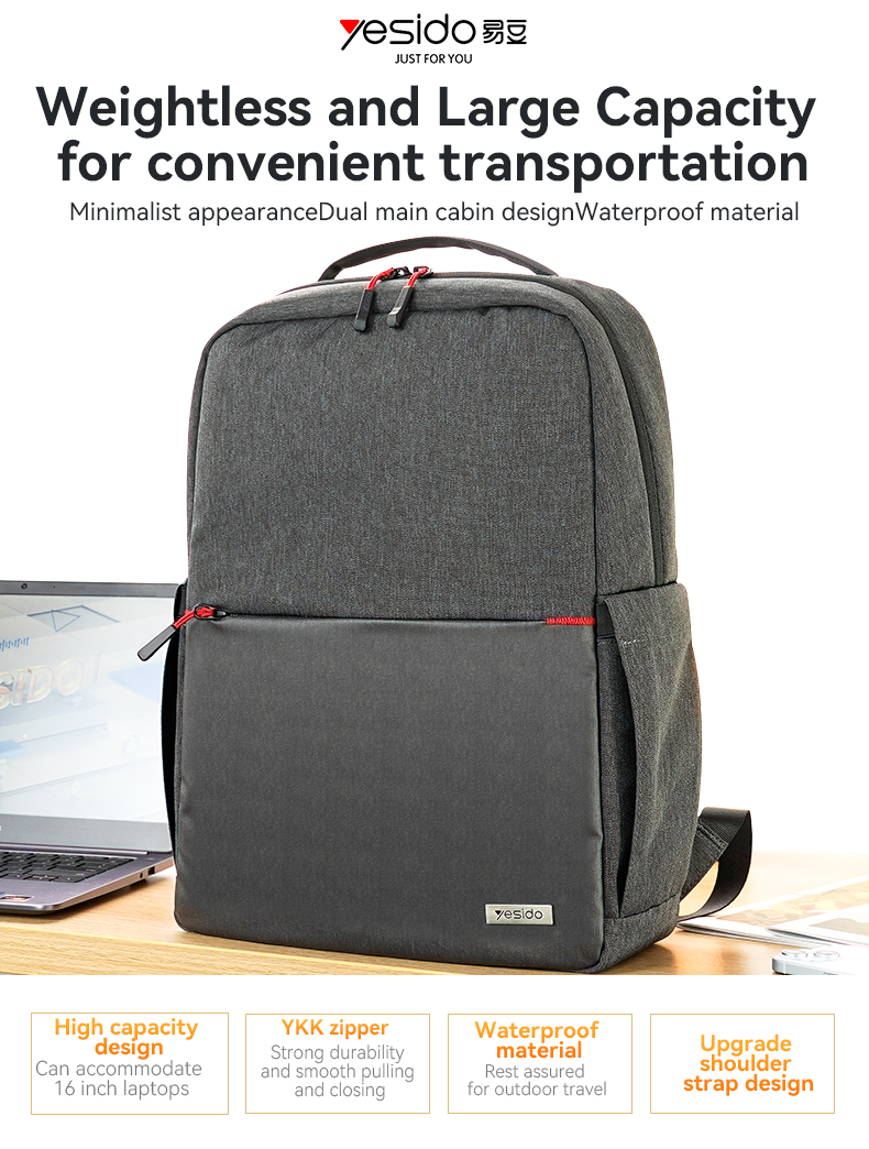 Yesido אביזר Lifestyle Backpack (WB34)
