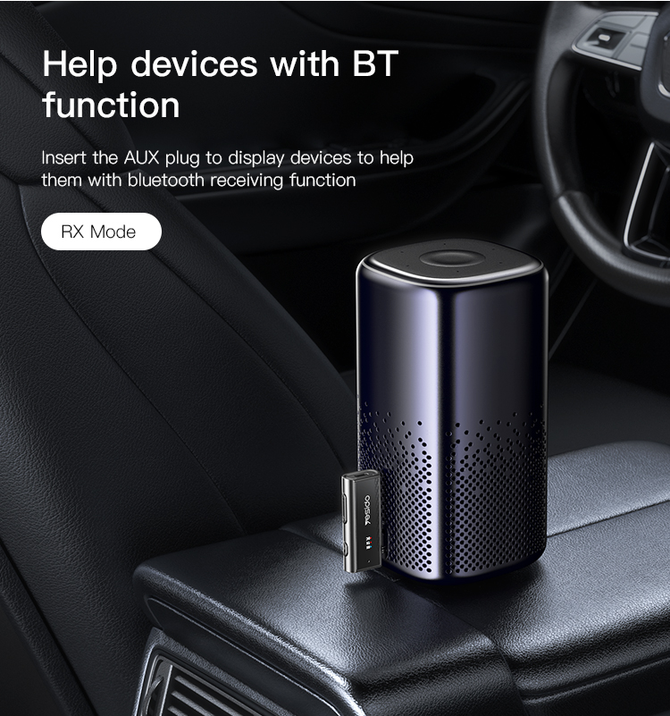 Yesido כבל AUX Bluetooth Launcher /Receiver two mode adapter (YAU41)