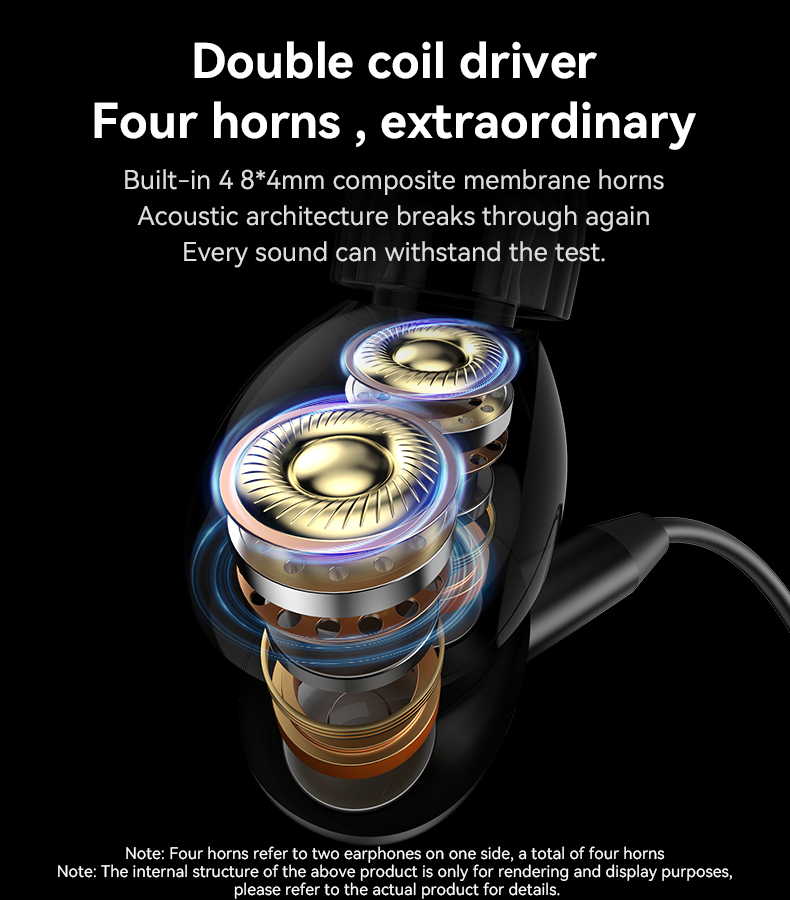 Yesido רמקול בלוטות Type C-earphone (YH44)
