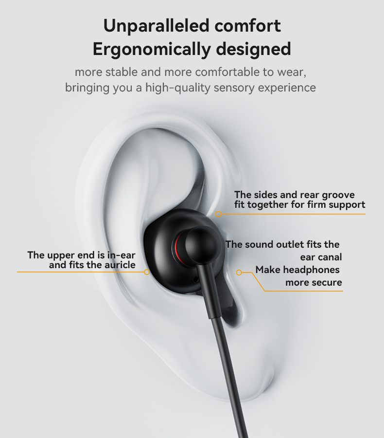 Yesido רמקול בלוטות Lihgtning Aluminum Alloy Earphone
(Directly use) (YH48)