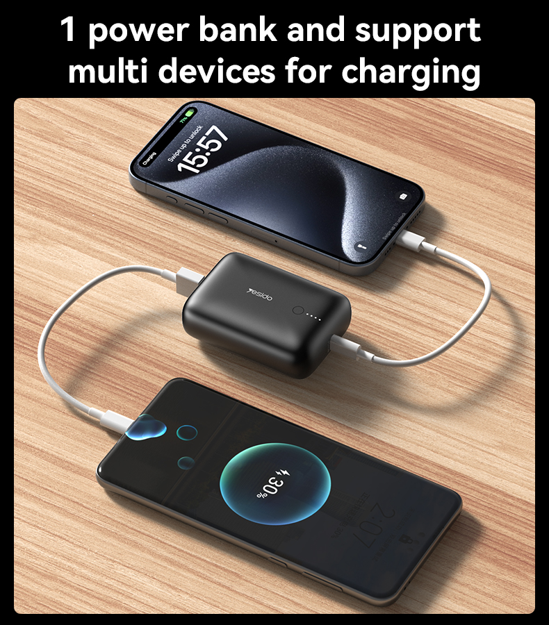 Yesido סוללת גיבוי Mini 10000mAh Power Bank (YP52)