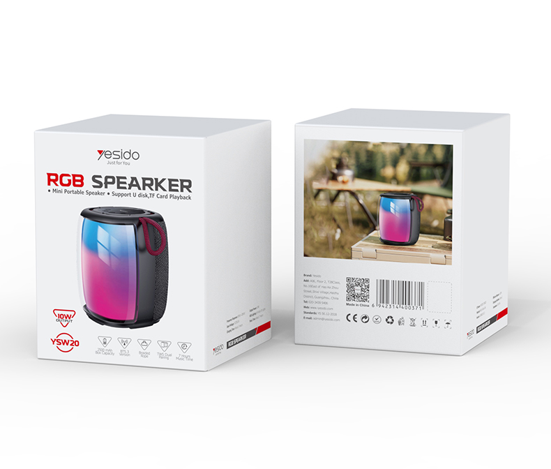Yesido רמקול בלוטות Bluetooth Speaker (YSW20)